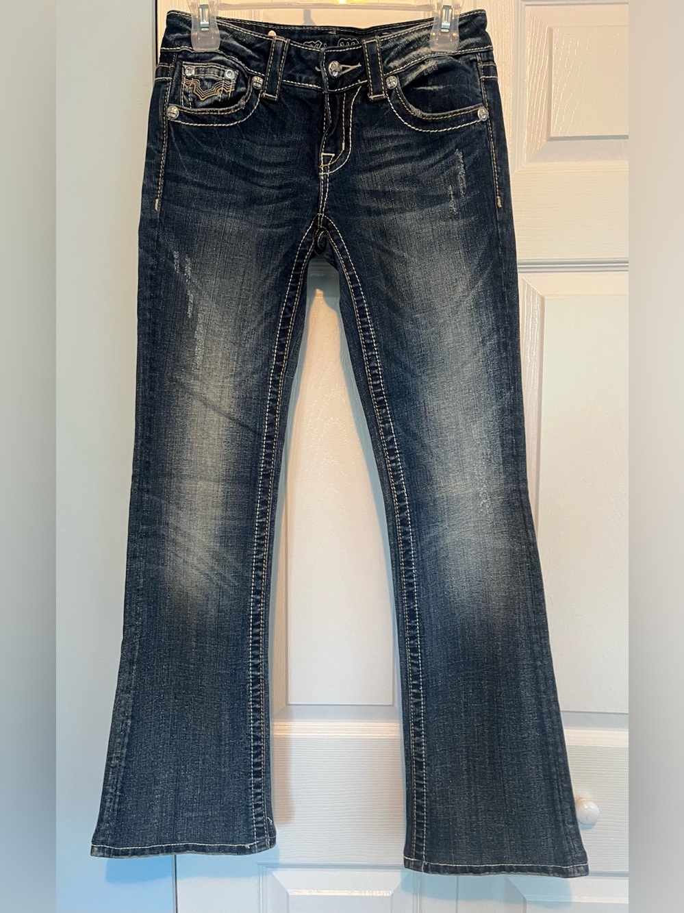 Miss Me Dark Indigo Flare Jeans